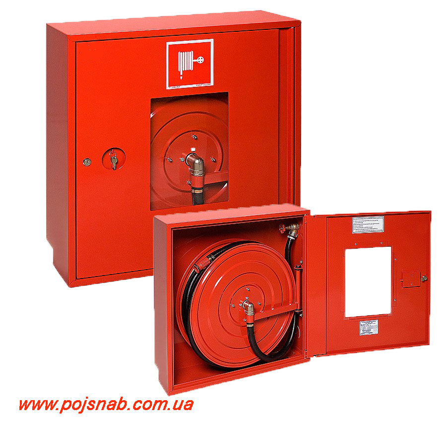 Пожарные кран комплекты с полужёстким рукавом